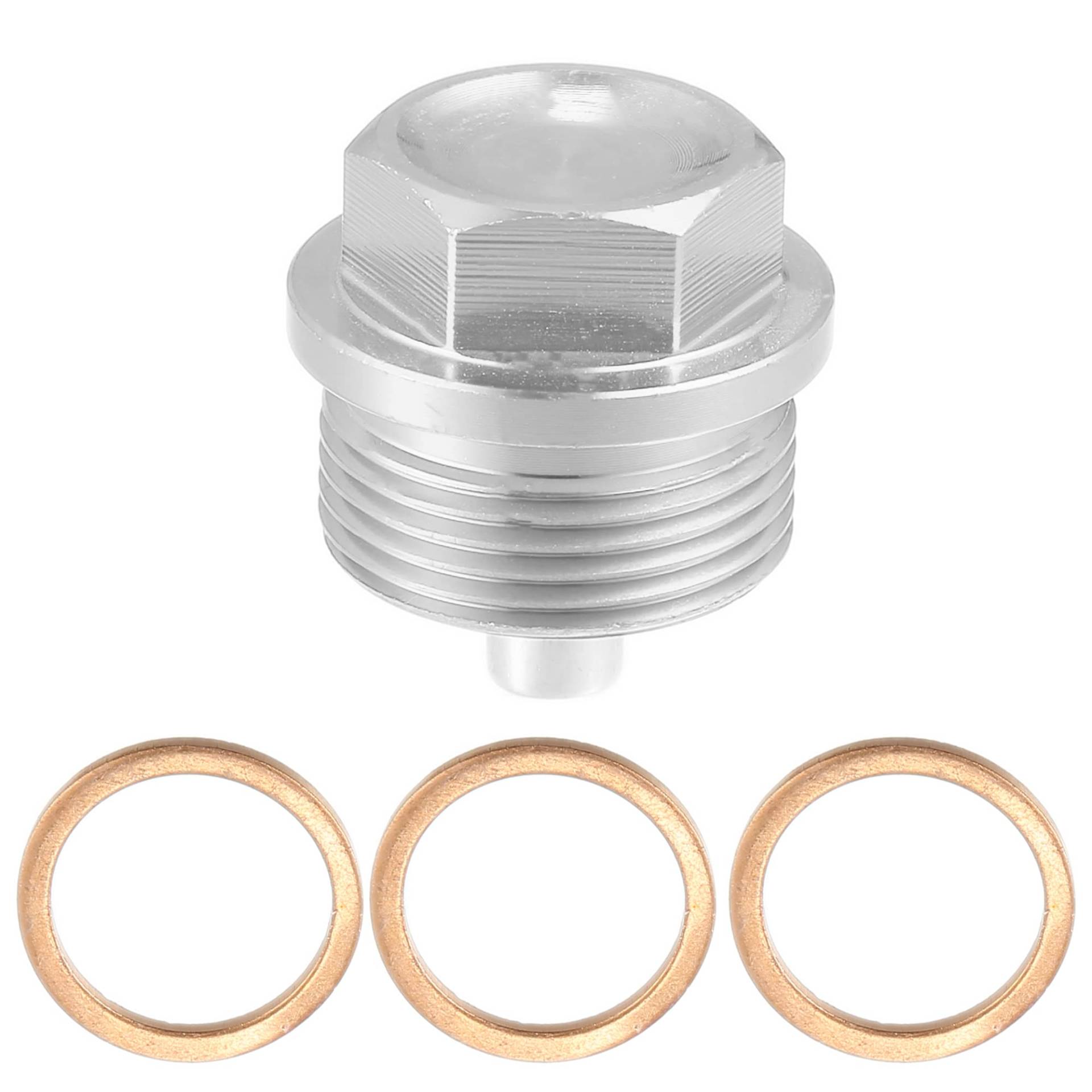 X AUTOHAUX Ölablassschraube M24x1,5 Magnetische Ölwannenschraube Ölwanne mit Dichtungen Silber X AUTOHAUX Ölablassschraube M24x1,5 Magnetische Ölwannenschraube Ölwanne mit Dichtungen Silber von X AUTOHAUX