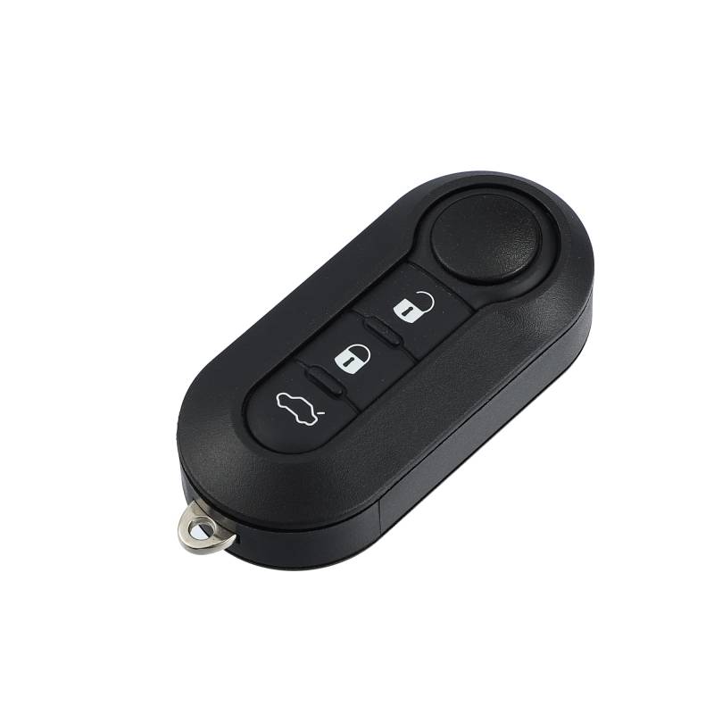 X AUTOHAUX Auto Schlüsselgehäuse 3-Tasten Autoschlüssel Hülle für FIAT 500 2007-2020, für FIAT 500X 2007-2020 von X AUTOHAUX