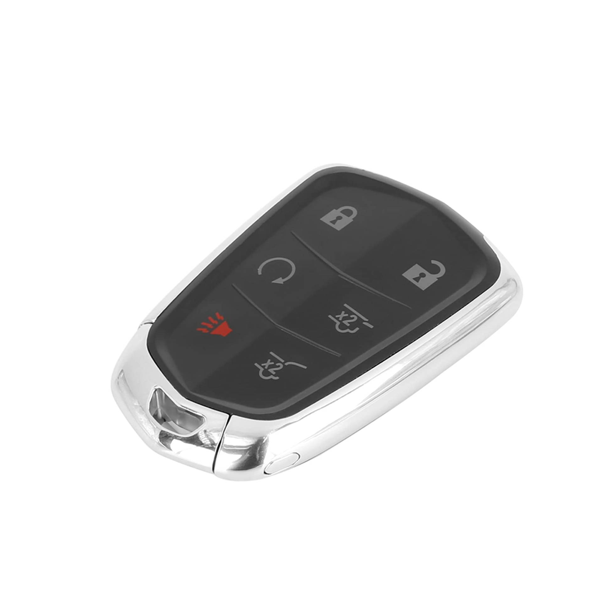 X AUTOHAUX Autoschlüssel Hülle Auto Schlüssel Austausch Gehäuse HYQ2AB Fernbedienung Schlüsselhülle für Cadillac Escalade 2015-2018 von X AUTOHAUX