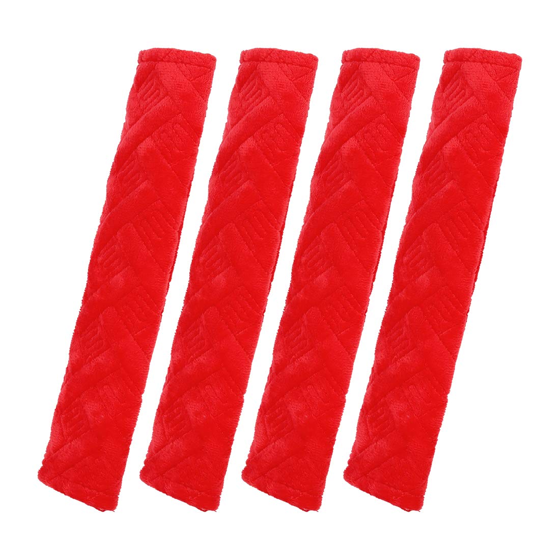 X AUTOHAUX Auto-Sicherheitsgurt-Polster, Plüsch, Rot, 4 Stück X AUTOHAUX Auto-Sicherheitsgurt-Polster, Plüsch, Rot, 4 Stück von X AUTOHAUX