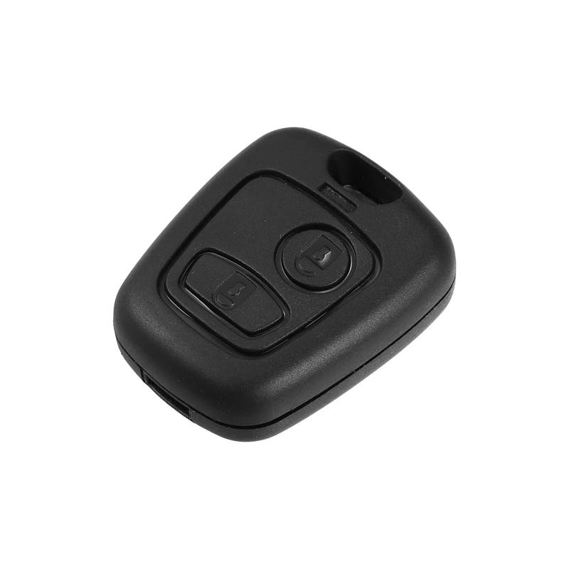 X AUTOHAUX Autoschlüssel Hülle 2 Tasten Fernbedienung Schlüsselhülle für Peugeot 106 306 107 für Citroen Berlingo Picasso Xsara C1 C2 C3 C4 C5 von X AUTOHAUX