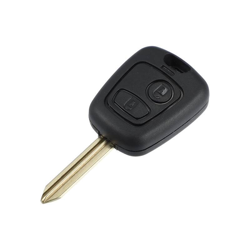 X AUTOHAUX Autoschlüssel Hülle 4 Tasten Fernbedienung Schutzhülle Schlüsselhülle Cover für Peugeot 206 von X AUTOHAUX
