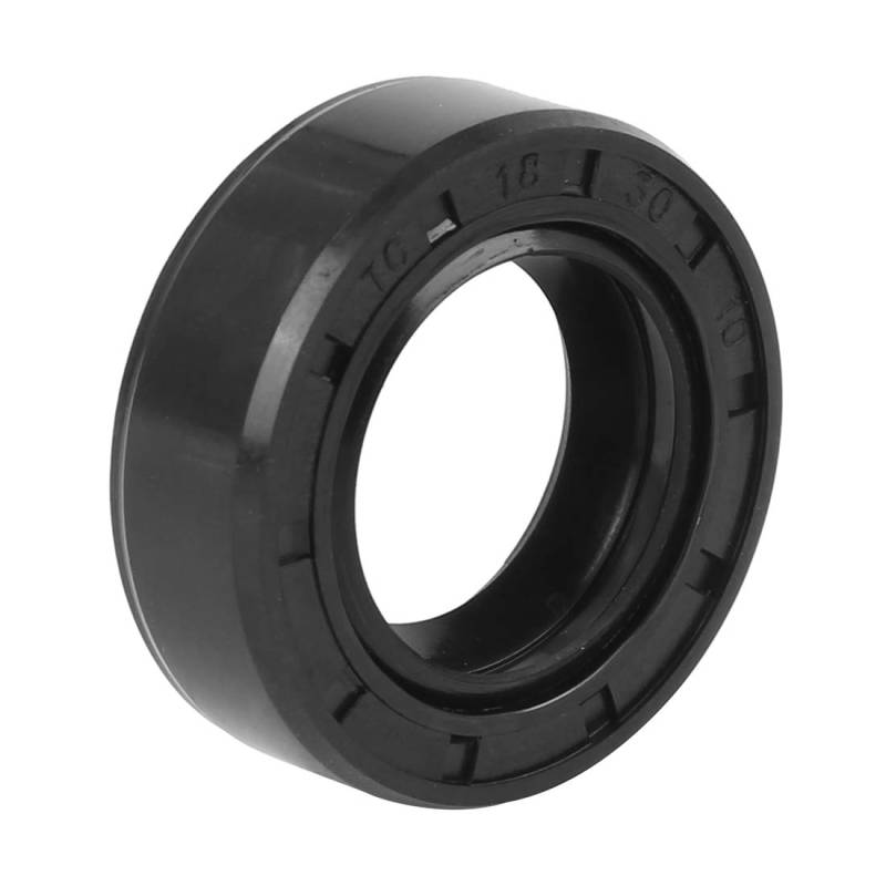 X AUTOHAUX TC Wellendichtring Dichtring Simmerring Gummi Doppellippe 18mm X 30mm X 10mm für Motorrad Kurbelwellen und Hydraulikpumpen von X AUTOHAUX