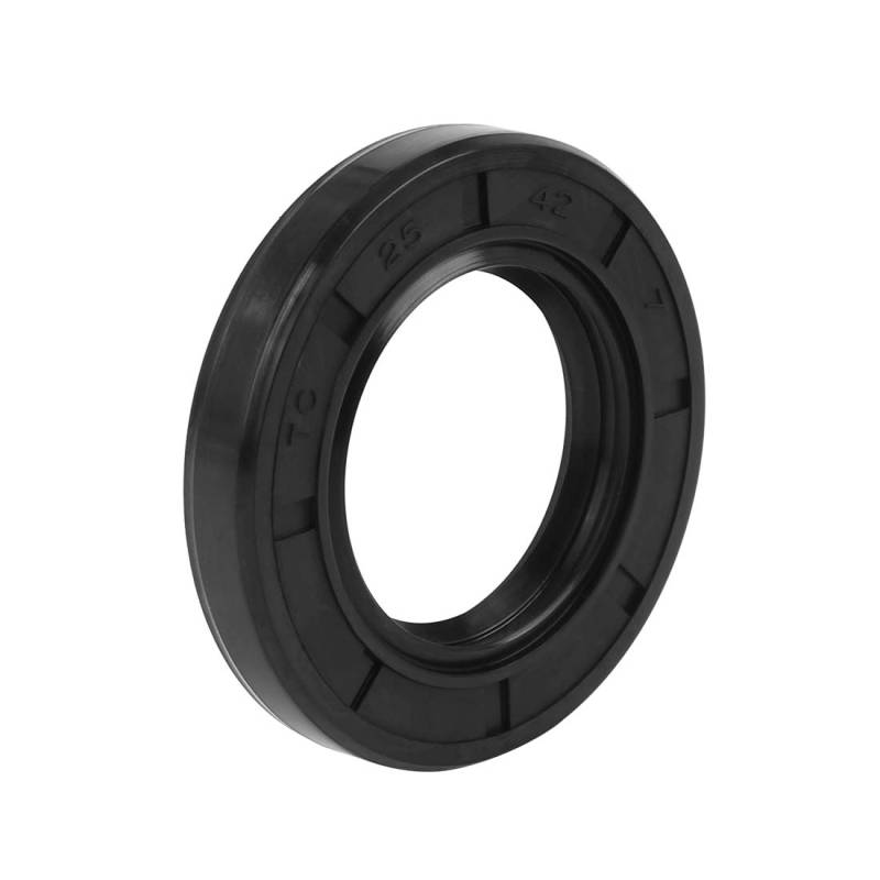 X AUTOHAUX TC Wellendichtring Dichtring Gummi Doppellippe 25mm X 42mm X 7mm für Motorrad Kurbelwellen und Hydraulikpumpen von X AUTOHAUX