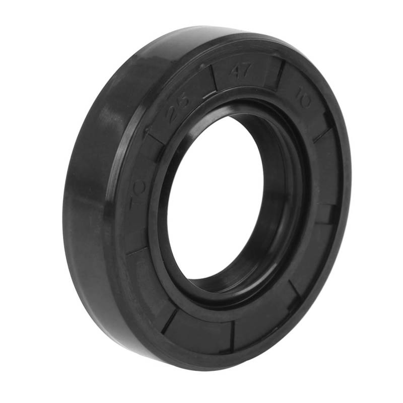 X AUTOHAUX TC Wellendichtring Dichtring Gummi Doppellippe 25mm X 47mm X 10mm für Motorrad Kurbelwellen und Hydraulikpumpen von X AUTOHAUX