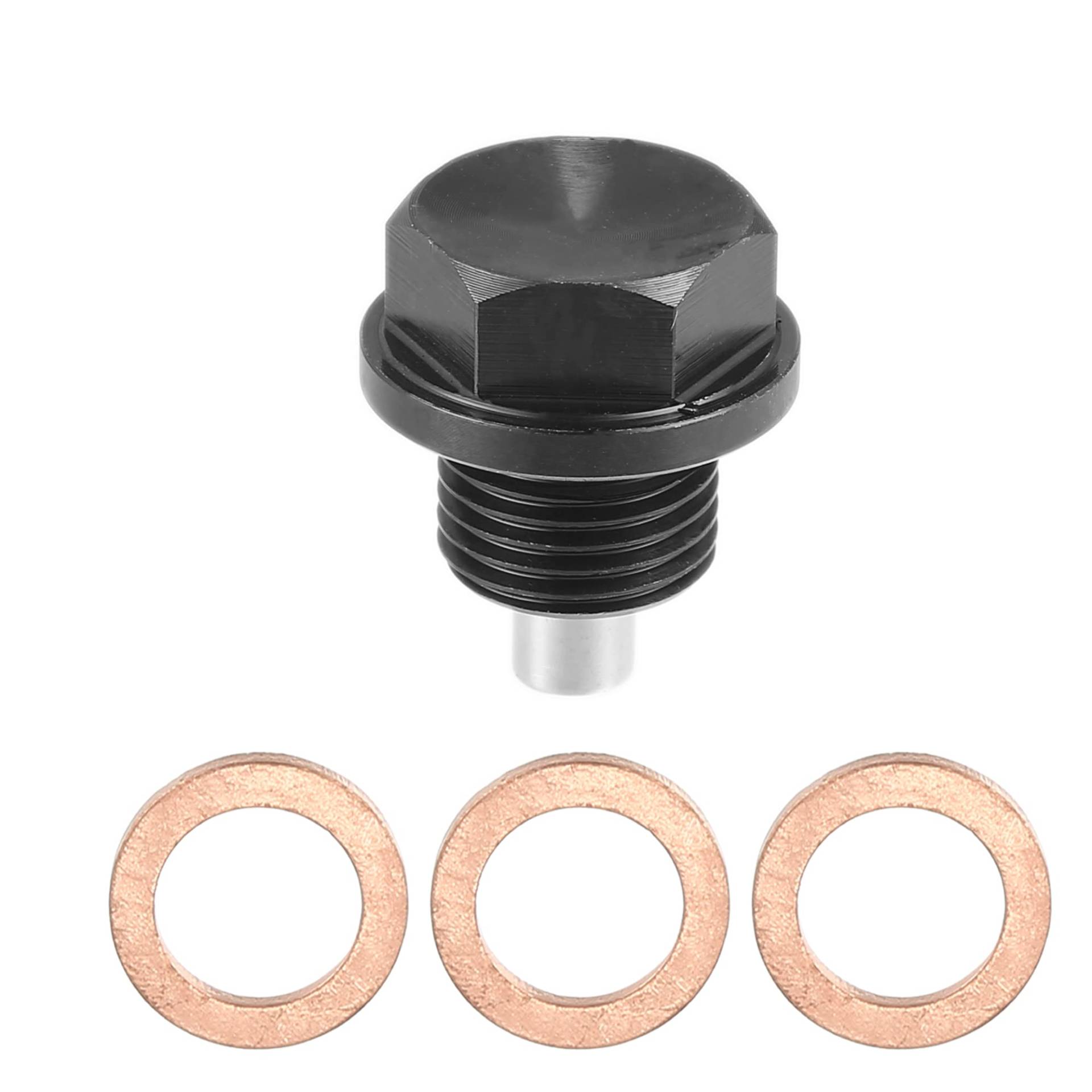 X AUTOHAUX 1 Satz Universal M16x1,5 Auto Magnetische Ölablassschraube Ölwanne Ablassmutter Schraube mit 3 Dichtungen Aluminiumlegierung Schwarz X AUTOHAUX 1 Satz Universal M16x1,5 Auto Magnetische Ölablassschraube Ölwanne Ablassmutter Schraube mit 3 Dichtungen Aluminiumlegierung Schwarz von X AUTOHAUX