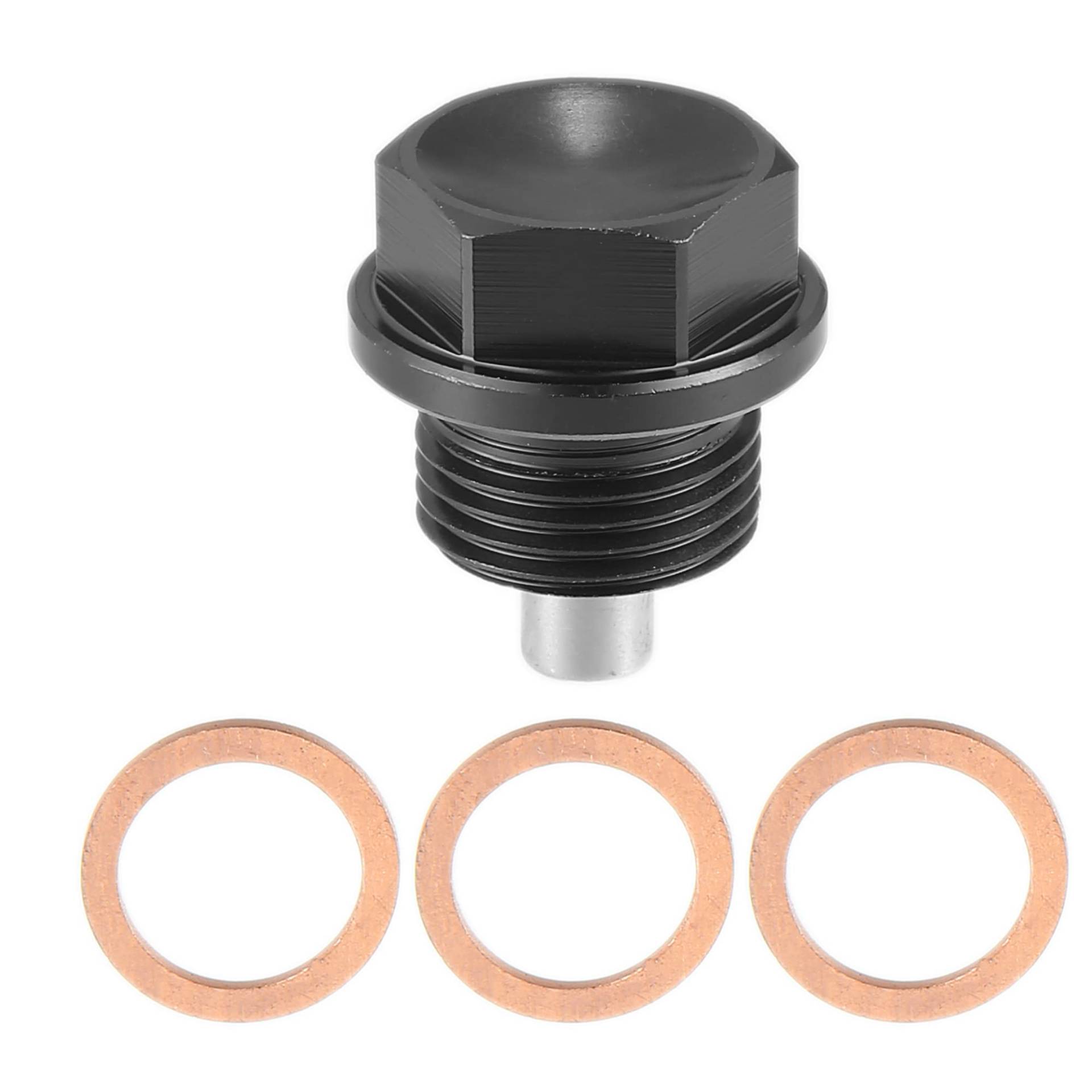 X AUTOHAUX Ölablassschraube mit Dichtring Magnetische Ölablassschraube M18x1,5 Magnetische Dichtunge Schwarz X AUTOHAUX Ölablassschraube mit Dichtring Magnetische Ölablassschraube M18x1,5 Magnetische Dichtunge Schwarz von X AUTOHAUX