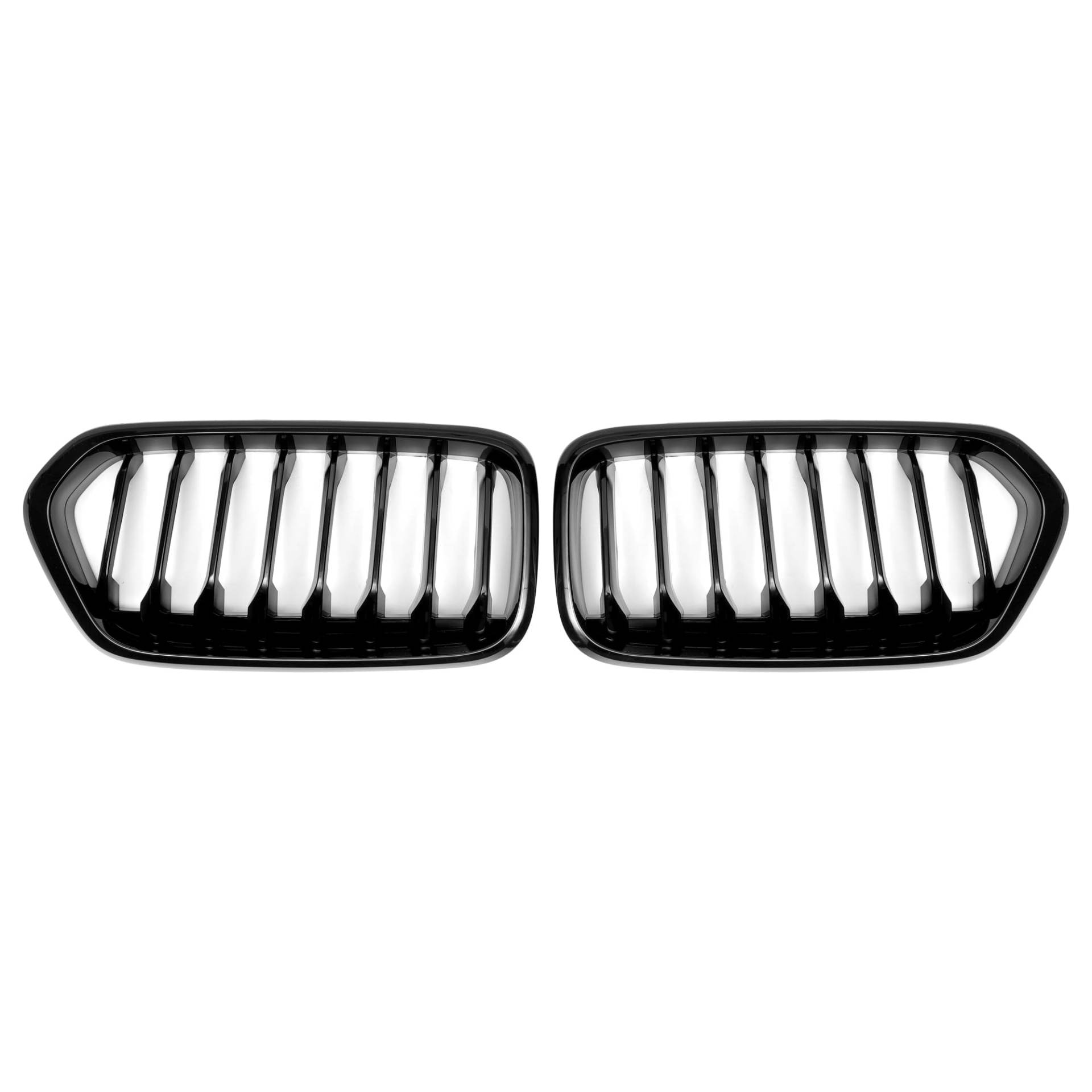 X AUTOHAUX Frontgrill für BMW X2 F39 2017-2023, Frontstoßstangen-Kühlergrill, Nieren-Design, glänzend schwarz, 1 Paar X AUTOHAUX Frontgrill für BMW X2 F39 2017-2023, Frontstoßstangen-Kühlergrill, Nieren-Design, glänzend schwarz, 1 Paar von X AUTOHAUX