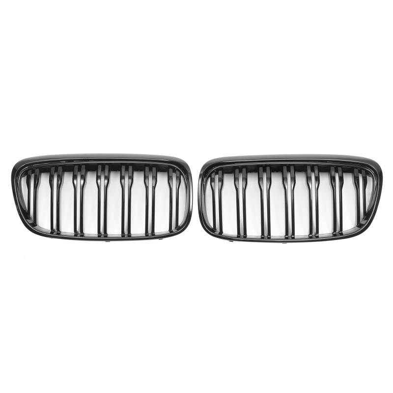 X AUTOHAUX Frontstoßstangen-Kühlergrill Nr. 51137379609/51137379610 für BMW 2er ActiveTourer Frontstoßstangen-Nieren-Kühlergrill Doppelschlitz in glänzendem Schwarz, 1 Paar von X AUTOHAUX
