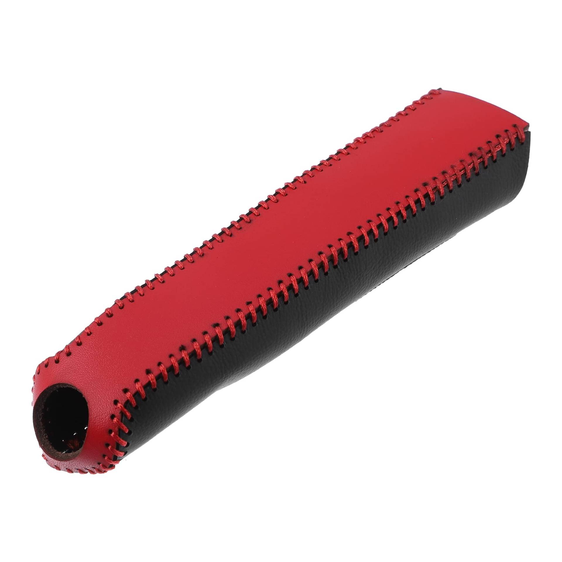 X AUTOHAUX Griff Handbremse Abdeckung Schwarz Rot Kunstleder für Honda Civic 06-11 X AUTOHAUX Griff Handbremse Abdeckung Schwarz Rot Kunstleder für Honda Civic 06-11 von X AUTOHAUX