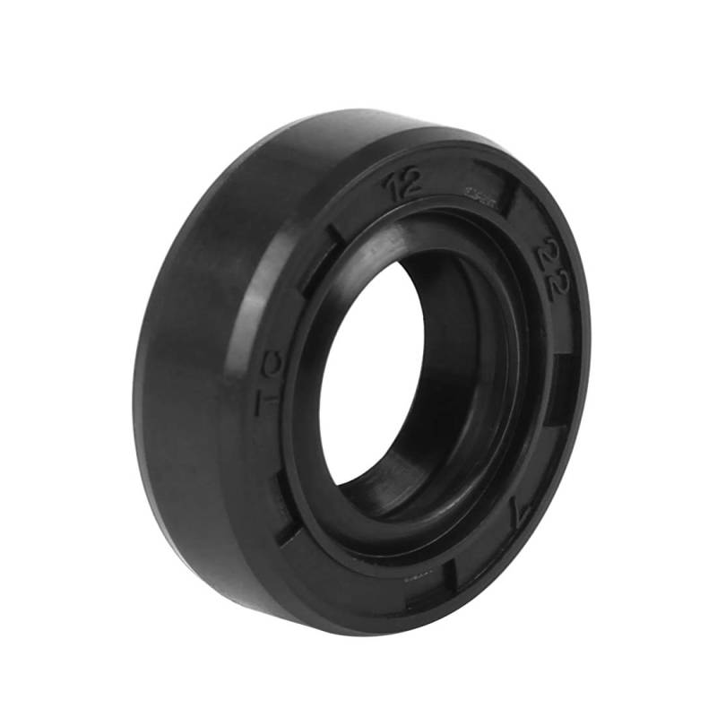 X AUTOHAUX TC Wellendichtring Dichtring Simmerring Gummi Doppellippe 12mm X 22mm X 7mm für Motorrad Kurbelwellen und Hydraulikpumpen von X AUTOHAUX