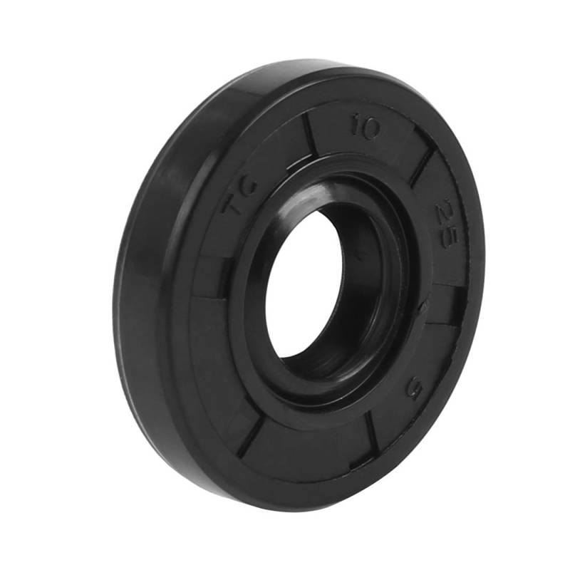 X AUTOHAUX TC Wellendichtring Dichtring Simmerring Gummi Doppellippe 10mm X 25mm X 7mm für Motorrad Kurbelwellen und Hydraulikpumpen von X AUTOHAUX