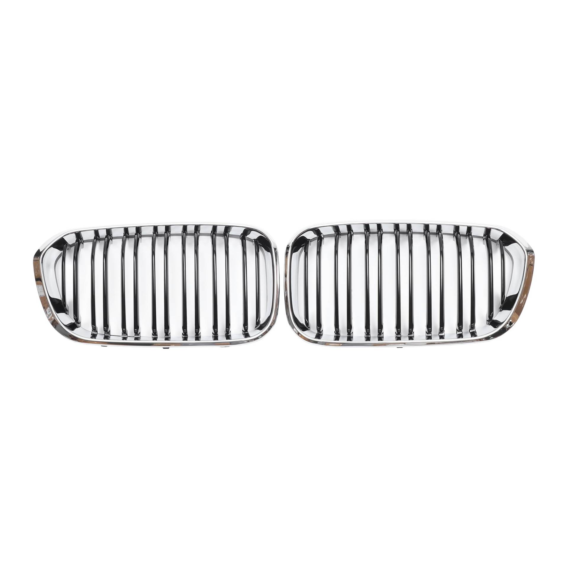 X AUTOHAUX Nr. 51137371685/51137371686 Frontstoßstangen-Kühlergrill für BMW 1er F20 Frontstoßstangen-Nieren-Kühlergrill Doppelschlitz Chrom Silberton 1 Paar X AUTOHAUX Nr. 51137371685/51137371686 Frontstoßstangen-Kühlergrill für BMW 1er F20 Frontstoßstangen-Nieren-Kühlergrill Doppelschlitz Chrom Silberton 1 Paar von X AUTOHAUX