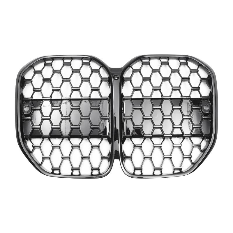 X AUTOHAUX Nr. 51138078548/51138078549 Frontstoßstangen-Kühlergrill für BMW 4er Serie G22 2021-2023 Frontstoßstangen-Nieren-Kühlergrill Diamantstern Schwarz von X AUTOHAUX