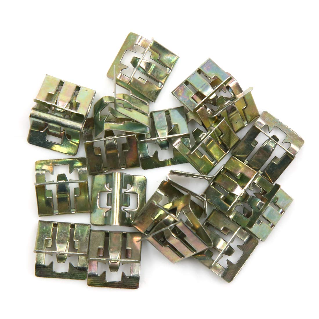sourcing map 20 STK. Auto LKW Konsole Armaturenbrett Verkleidung Halteklammer Metall Bronzen sourcing map 20 STK. Auto LKW Konsole Armaturenbrett Verkleidung Halteklammer Metall Bronzen von X AUTOHAUX