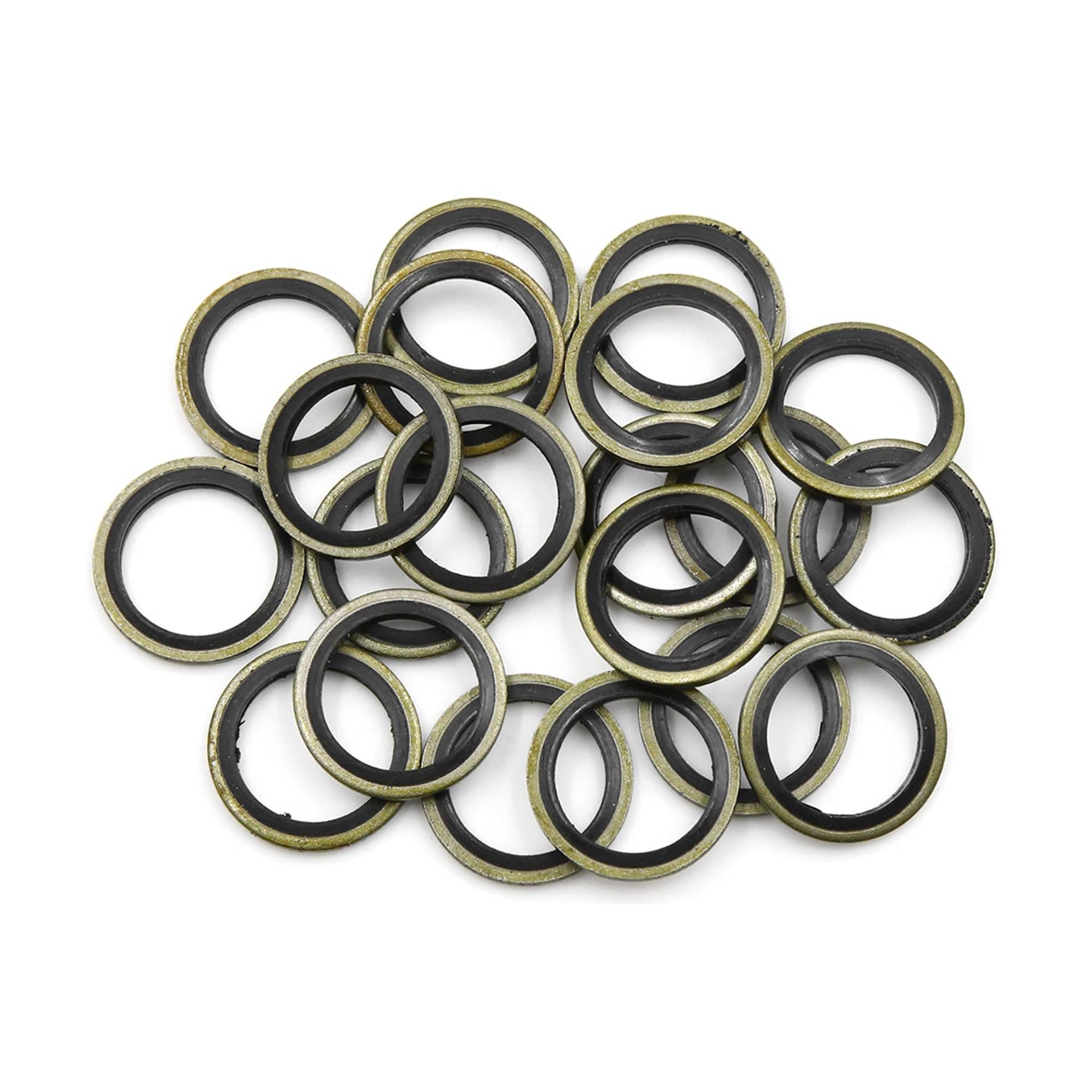 sourcing map 20stk. Motoröl Crush Dichtringe Ablassschraube 18mm ID. 25mm AD. für Auto sourcing map 20stk. Motoröl Crush Dichtringe Ablassschraube 18mm ID. 25mm AD. für Auto von X AUTOHAUX