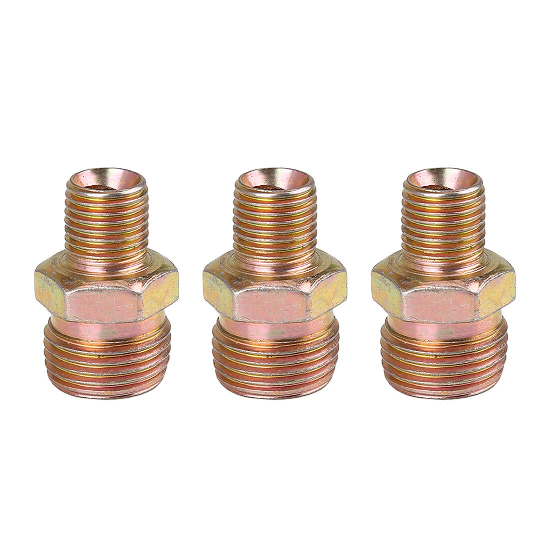 sourcing map 3pcs M12 x 1.25mm to M18 x 1.5mm Car Straight Air Hose Fitting Connector Adapter sourcing map 3pcs M12 x 1.25mm to M18 x 1.5mm Car Straight Air Hose Fitting Connector Adapter von X AUTOHAUX