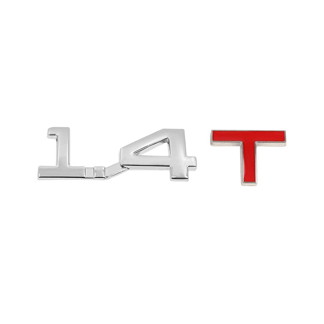 sourcing map Universal 3D Metall 1,4 T geformt Auto dekorative Emblem Abzeichen Aufkleber sourcing map Universal 3D Metall 1,4 T geformt Auto dekorative Emblem Abzeichen Aufkleber von X AUTOHAUX
