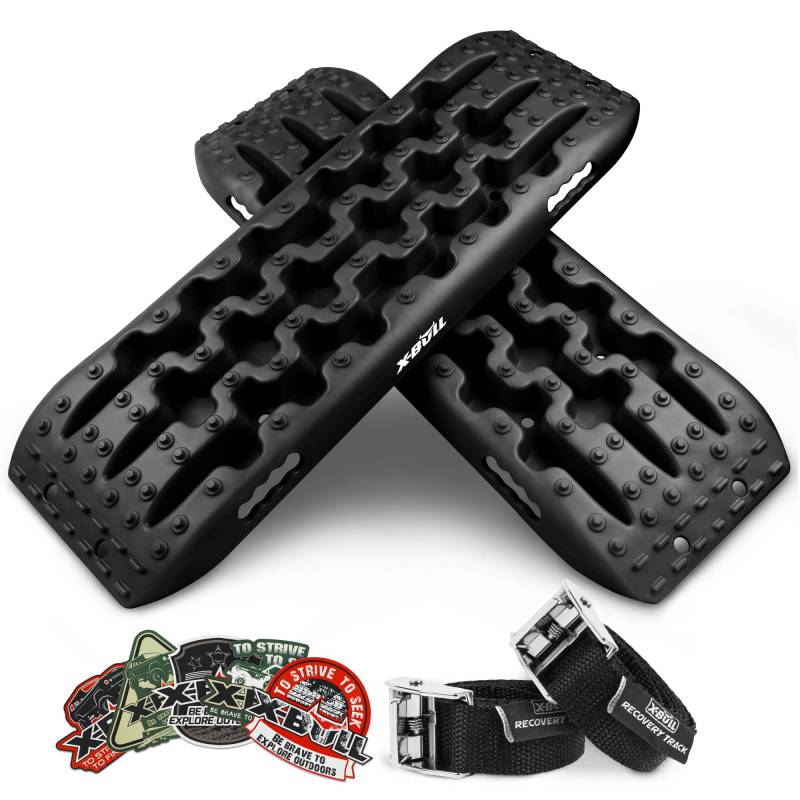 X-BULL Reifenleiter für Sand/Schnee/Schlamm, 4 WD, Schwarz von X-BULL