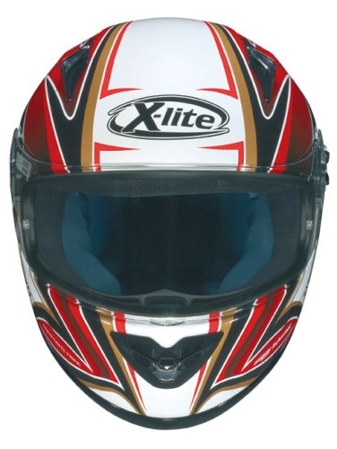 X-Lite Helm, Rot/Weiß/Rot (Nation), S von X-Lite