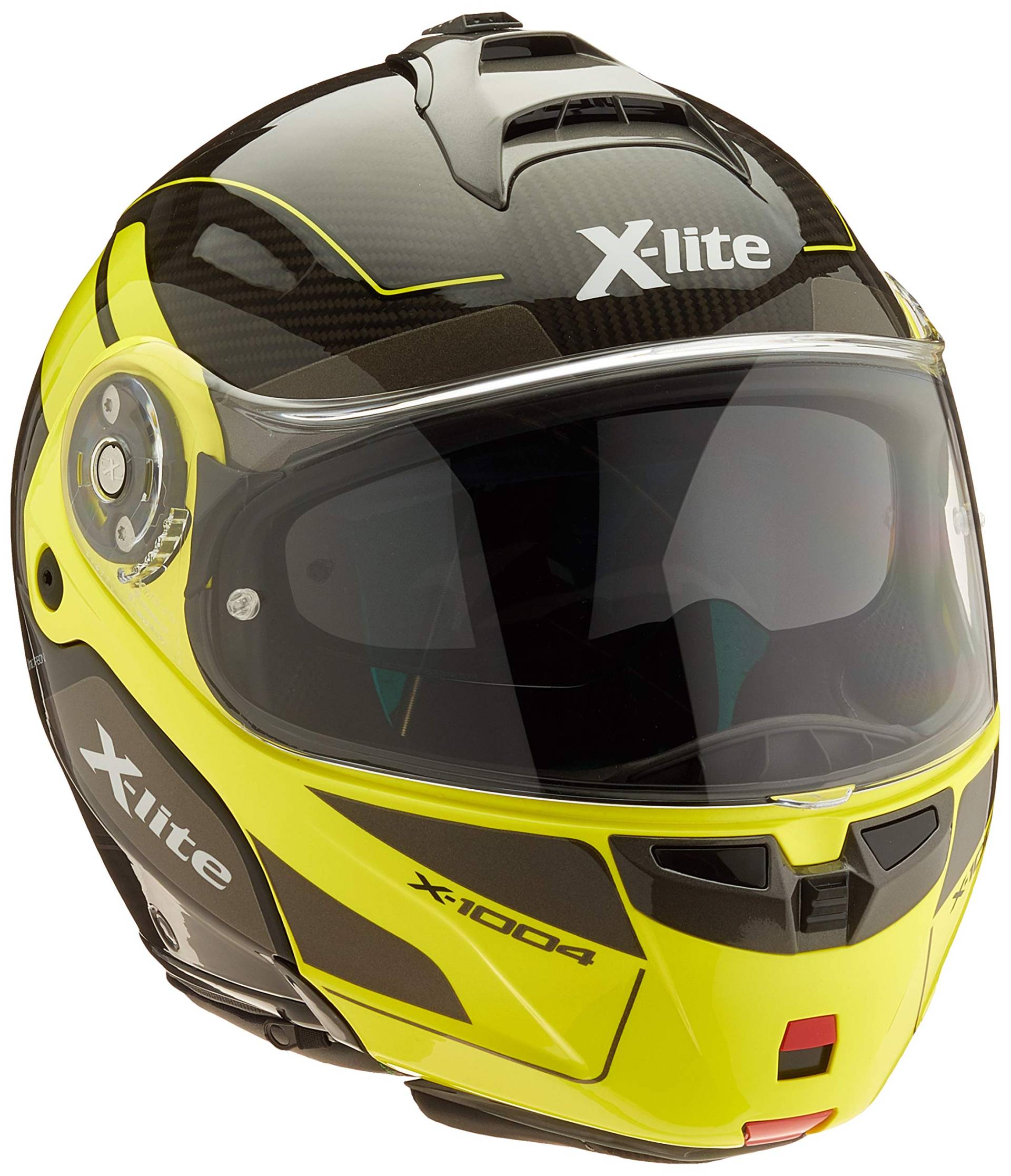 X-Lite Herren X-1004 Ultra Charisma Carbon Led Yellow Chin Guard M Xlite, gelb von X-Lite