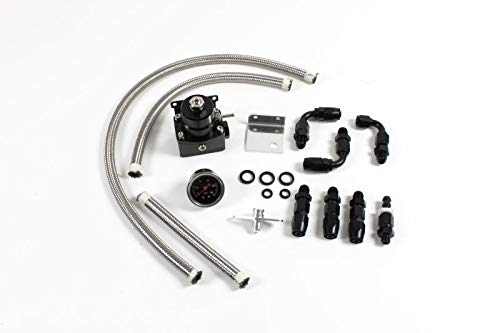 1011028 Benzindruckregler einstellbar 0-7Bar mit Manometer VR6 R30 R32 Turbo E85 von X-Parts