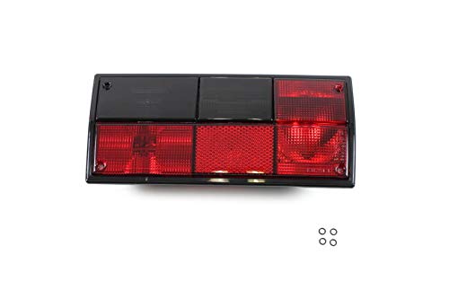 X-Parts 1195303370 Rückleuchte rot schwarz Scheibe Schlussleuchte Rücklicht LINKS für Bus T3 T2 von X-Parts