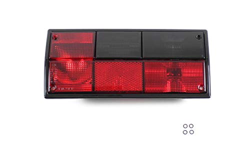 X-Parts 1195303380 Rückleuchte rot schwarz Scheibe Schlussleuchte Rücklicht RECHTS für Bus T3 T2 von X-Parts