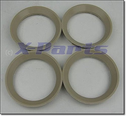 4er Set Felgen Zentrierringe BEIGE 64,0 auf 57,1 mm Alufelge von X-Parts