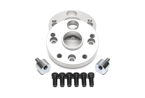 Adapterscheiben Lochkreisadapter aus Hochfestigkeitsaluminium gefertigt inklusive Schrauben zur Befestigung der Adapterscheiben X-Parts 4x100 auf 5x112 NLB 57,1mm (25mm) von X-Parts