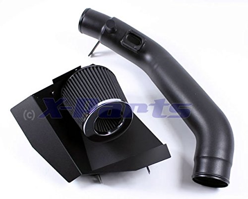 Ansaugrohr Kit Air Intake Alu Ladeluftverrohrung inklusive 1 x konischer Filterpilz für 1er 2er 3er 4er M35i M135i M235i 335i 435i Motor: N55 1010840 von X-Parts