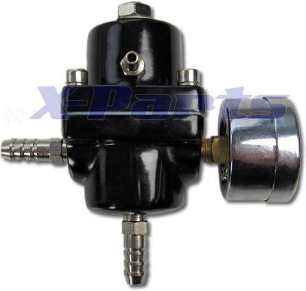 Benzindruckregler 0–7 bar Universal Black Adjustable von X-Parts