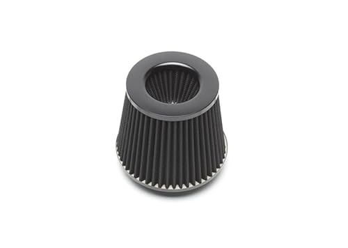 Kegel Luftfilter rund-konisch Offen Sportluftfilter Baumwollfilter Sport schwarz 60-90mm universell Länge 125mm 10228340 von X-Parts