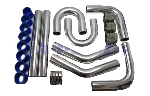 Ladeluftkühler Einbauset Alu Rohr Schlauch 51mm 32Teile von X-Parts