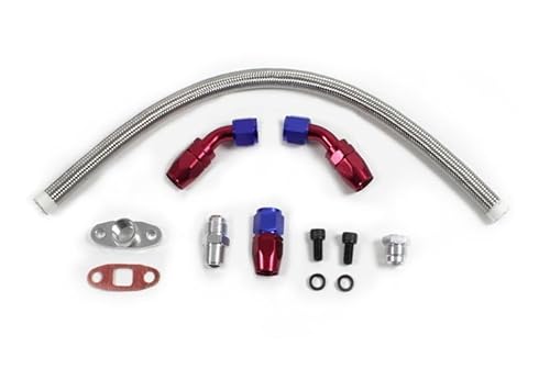 Öl-Rücklauf Turbolader Leitung Set für Garrett GT25 GT28 GT30 GT35 GT40 GT42 von X-Parts