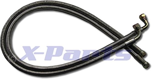 Ölkühler Schläuche 1,25m Anschluss Schlauch Stahlflex 16V R32 Turbo Clet von X-Parts
