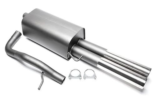 Sportendschalldämpfer Sportauspuff Endschalldämpfer Stahl 2x76mm rund gebördelt mit ABE für A4 Typ 8D B5 - Eintragungsfrei - 1034154 Sportendschalldämpfer Sportauspuff Endschalldämpfer Stahl 2x76mm rund gebördelt mit ABE für A4 Typ 8D B5 - Eintragungsfrei - 1034154 von X-Parts