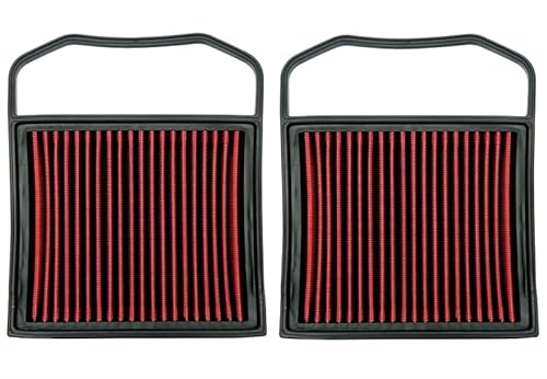 Sportluftfilter Set 2x Luftfilter Einsatz im Luftfiltergehäuse 237 x 187 x 25mm Baumwollfilter eintragungsfrei auswaschbar für C- CLS- E- GLC/GLE/GLS M- S- SL/C-Klasse 10228376 Ref.Nr. A2760940504 Sportluftfilter Set 2x Luftfilter Einsatz im Luftfiltergehäuse 237 x 187 x 25mm Baumwollfilter eintragungsfrei auswaschbar für C- CLS- E- GLC/GLE/GLS M- S- SL/C-Klasse 10228376 Ref.Nr. A2760940504 von X-Parts