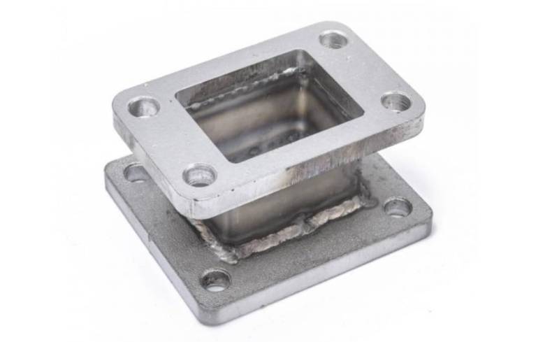 T3 auf T4 Adapter Flansch Anschweißflansch Stahl Krümmer Turbo Manifold Flange Adapter Conversion Höhe ca.: 61,5mm 1010605 von X-Parts