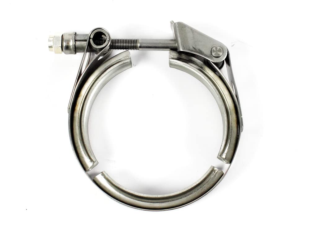X-Parts V-Band Schelle 76mm 3" Schnellverschluss Turbo Wastegate Auspuff Schelle Rohr Durchmesser 110mm M8 Gewinde 13mm Schlüsselfläche 13mm Silber X-Parts V-Band Schelle 76mm 3" Schnellverschluss Turbo Wastegate Auspuff Schelle Rohr Durchmesser 110mm M8 Gewinde 13mm Schlüsselfläche 13mm Silber von X-Parts
