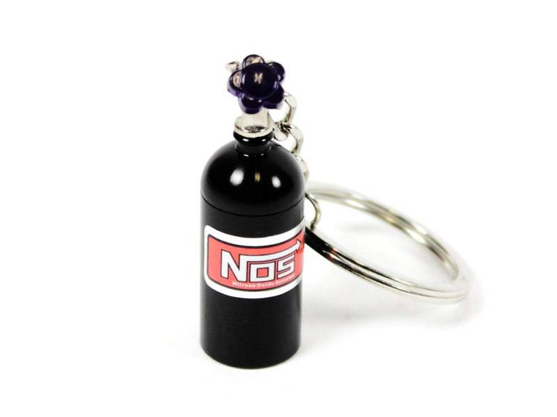 X-Parts NOS Lachgas Keyring Turbo Boost Black Bottle Nitro New Tuning Turbo von X-Parts