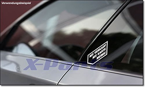 X-Parts Sale Sticker NIX NIX Card German Text MEINS! Finger Weg! in White Set of 2 Fun Autohändler Sticker X-Parts Sale Sticker NIX NIX Card German Text MEINS! Finger Weg! in White Set of 2 Fun Autohändler Sticker von X-Parts