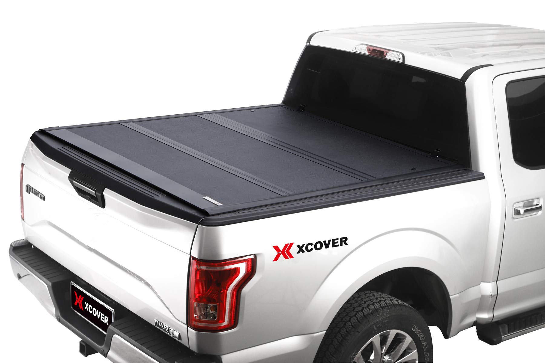 Xcover Low Profile Hard Folding Truck Bed Tonneau Cover, Compatible with 2004-2014 F150, 2006-14 Lincoln Mark LT Pickup 5.5 Ft Styleside Bed Xcover Low Profile Hard Folding Truck Bed Tonneau Cover, Compatible with 2004-2014 F150, 2006-14 Lincoln Mark LT Pickup 5.5 Ft Styleside Bed von X XCOVER