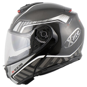 X-lite X-1005 Ultra Carbon Cheyenne, Klapphelm Weiss Anthrazit von X-lite