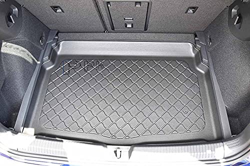 PPH - Premium Gummierte Kofferraumwanne Laderaumwanne für VW Golf VIII 8 ab 12.2019- Varioboden auf niedrigster Position von X & Z