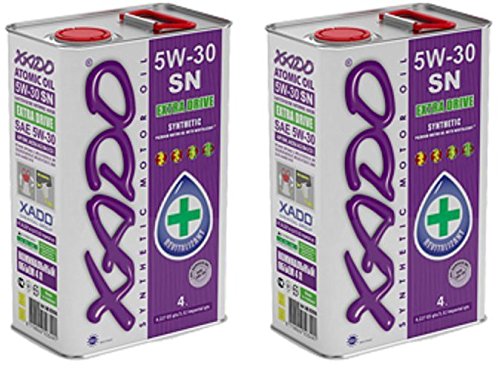 XADO 5W-30 SN Motor-Öl Motor Öl Synthetisch - Atomic Oil Extra Drivel- Set 4+4 = 8 L von XADO