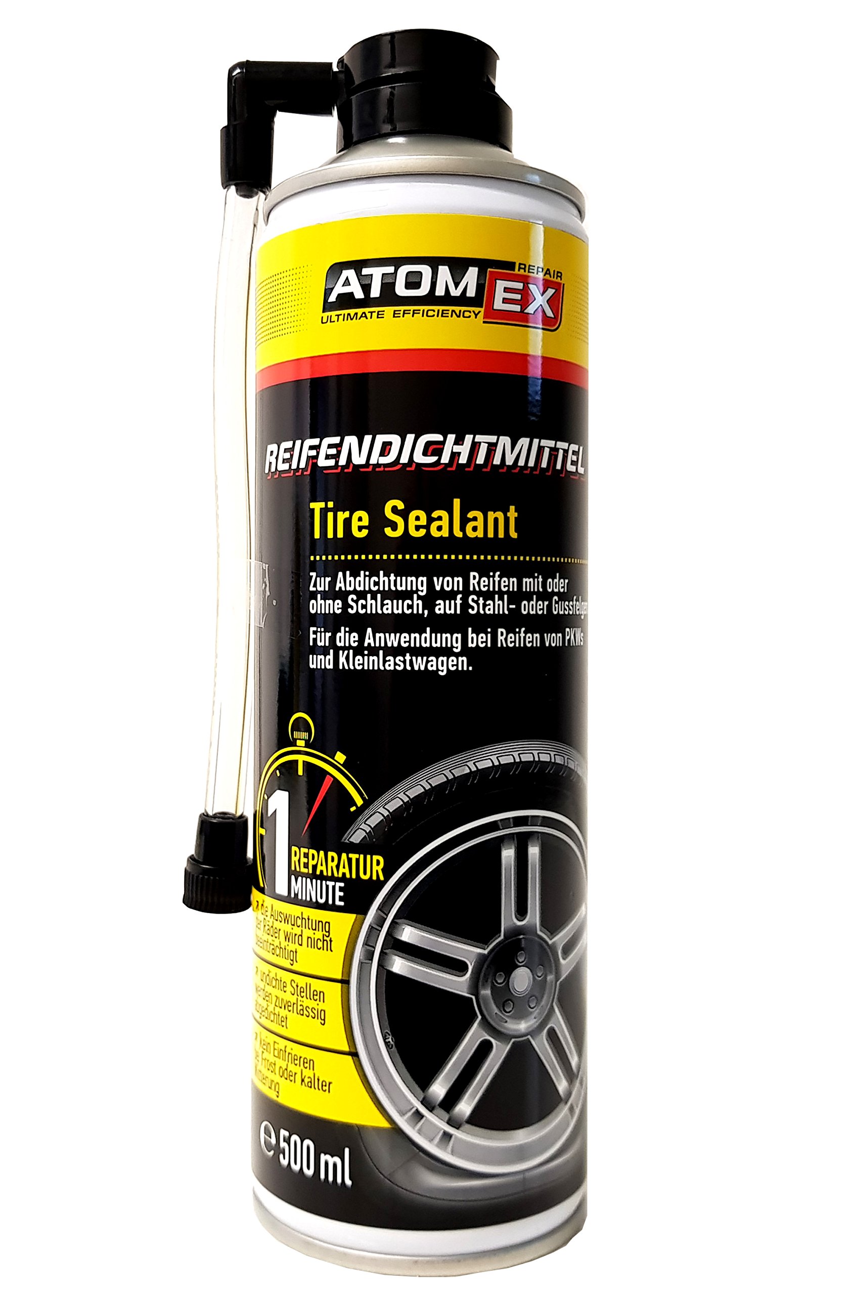 XADO Auto Reifen-Dichtmittel Reifendicht Reifen-Reparatur 1. Hilfe Panne Reifen-Füller - ATOMEX von XADO