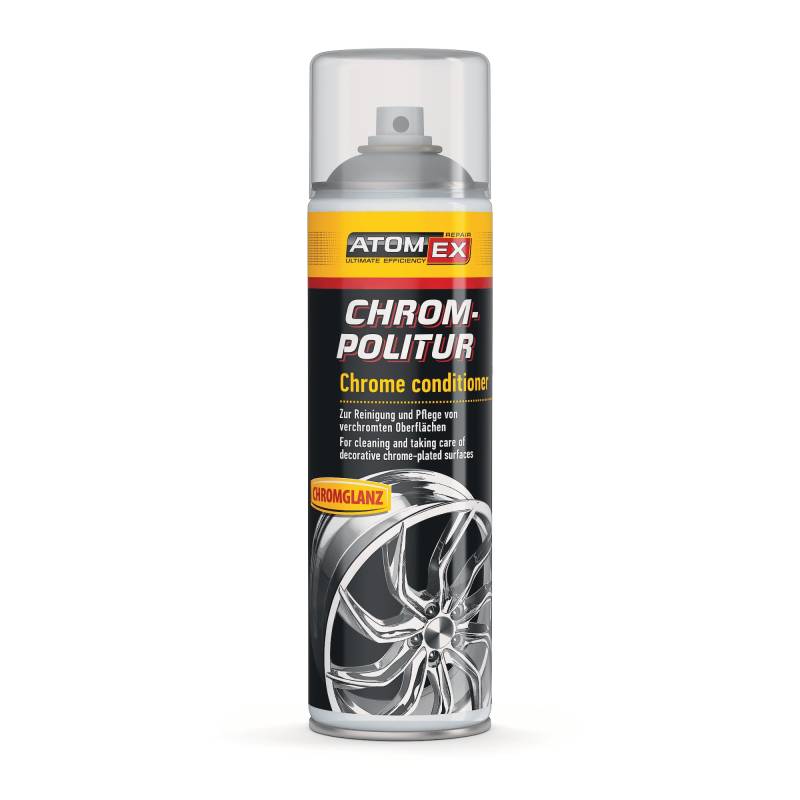 XADO Chrom-Politur Chrom-Pflege Chrom-Reiniger - Reinigung & Pflege von verchromten Oberflächen - Atomex 500ml von XADO