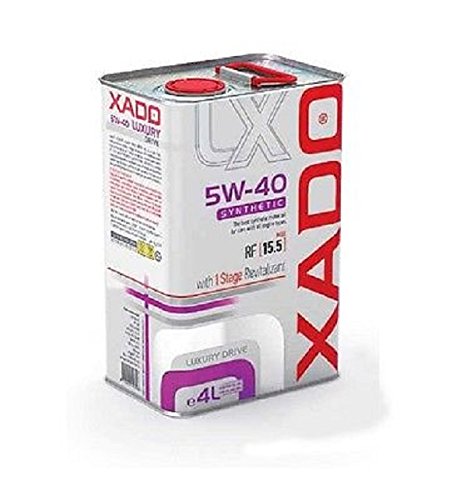 XADO Motor-Öl 5W-40 Synthetisch - Luxury Drive mit 1 Stage Revitalizant Additiv - 4 Liter von XADO