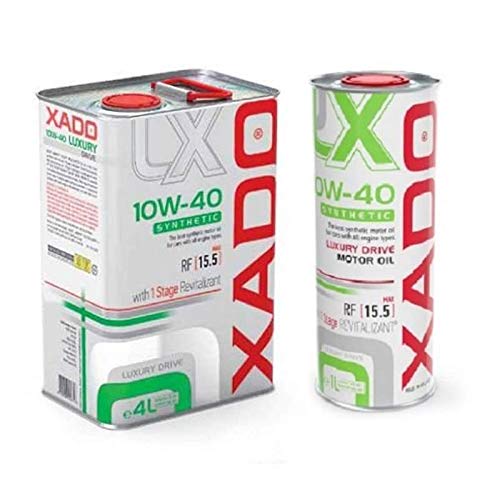 XADO Set - 1X 10W-40 Luxury Drive Motorenöl 4L + 1X 10W-40 Luxury Drive Motorenöl 1L von XADO